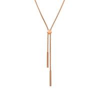 LIEBESKIND BERLIN Damen Schmuck - Verstellbare Y-Halskette und Ohrringe aus Edelstahl in verschiedenen Farben - Zeitlos, Alltagstauglich & Elegant