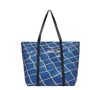 Shopper LIEBESKIND BERLIN "Aurora AURORA POOL PRINT" Gr. B/H/T: 39 cm x 36 cm x 18 cm, blau (pool) Damen Taschen Handtaschen (37294414-0)