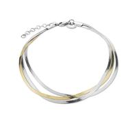 LIEBESKIND BERLIN Damen Sleekchain Armband- Edelstahl Armkette in verschiedenen Farben und Längen, größenverstellbar - zeitlos, modern und vielseitig kombinierbares Schmuckstück