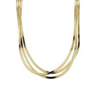 Halskette aus Edelstahl (Gold)