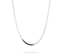LIEBESKIND BERLIN Halskette The Long Sleek – Damen, Edelstahl, silber, 45 cm, 3 mm