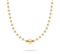Liebeskind Berlin Damen Halskette LJ-1713-N-42 aus Edelstahl in IP Gold