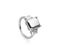 Liebeskind Berlin Ring - Edelstahl Steel Diamond - Gr. 56 - in Silber - für Damen
