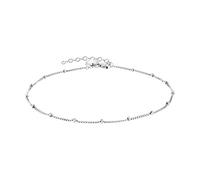 Liebeskind Berlin filigranes Anklet mit Logoanhänger aus Edelstahl LJ-0588-A-27