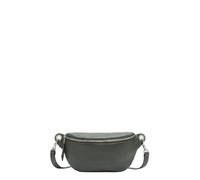 Geräumige Gürteltasche aus Schafsleder grün