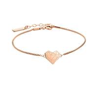 LIEBESKIND BERLIN Herz-Armband für Damen - Edelstahl-Armschmuck mit liebevollem Herzanhänger - In verschiedenen Farben und Ausführungen - Romantische Geschenkidee