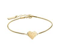 LIEBESKIND BERLIN Herz-Armband für Damen - Edelstahl-Armschmuck mit liebevollem Herzanhänger - In verschiedenen Farben und Ausführungen - Romantische Geschenkidee