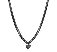 LIEBESKIND BERLIN Herz-Halskette für Damen - Edelstahl-Kette mit liebevollem Herzanhänger - In verschiedenen Farben und Ausführungen - Romantische Geschenkidee