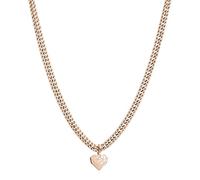 LIEBESKIND BERLIN Herz-Halskette für Damen - Edelstahl-Kette mit liebevollem Herzanhänger - In verschiedenen Farben und Ausführungen - Romantische Geschenkidee