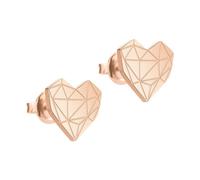 LIEBESKIND BERLIN Herz Ohrringe - Ohrstecker & Creolen aus Edelstahl im beliebten Liebeskind Broken-Heart Design - Damenschmuck in verschiedenen Farben erhältlich- Geschenkidee