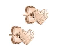 Liebeskind Berlin Ohrstecker Mini Broken Heart Edelstahl IP Roségold Damen