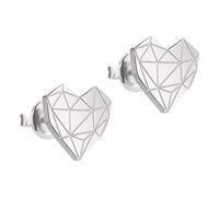 LIEBESKIND BERLIN Herz Ohrringe - Ohrstecker & Creolen aus Edelstahl im beliebten Liebeskind Broken-Heart Design - Damenschmuck in verschiedenen Farben erhältlich- Geschenkidee