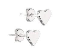 Liebeskind Berlin Ohrringe LJ-0500-E-08 Damen Ohrstecker Herz Edelstahl Silber, One Size (Silber1)