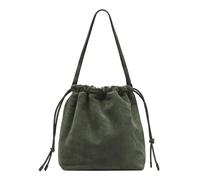 Liebeskind Lya Suede M Bucket bag dunkelgrün, Rauleder, Damen