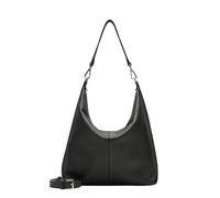 LIEBESKIND BERLIN Damen-Umhängetasche Paris M – Leder, Schulter- & Crossbody-Riemen, Schwarz