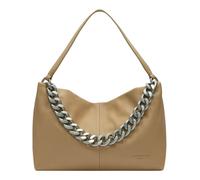 Geräumige Hobo-Bag aus Leder braun