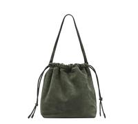 Liebeskind Lya Suede M Bucket bag dunkelgrün, Rauleder, Damen