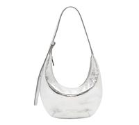Liebeskind Berlin Schultertasche Ryker XS Leder 28 cm silberfarben