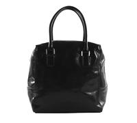 LIEBESKIND BERLIN Lack Distressed Kayla Satchel M Black