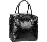 LIEBESKIND BERLIN Lack Distressed Kayla Satchel M Black