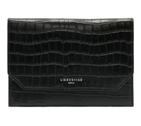LIEBESKIND BERLIN Leder Clutch Abendtasche Lora Croco Pouch Black schwarz