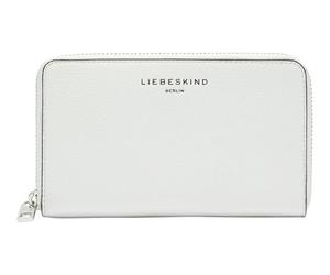 LIEBESKIND Berlin Leder Geldbörse Hilla Small Pebble Frieda Ziparound Wallet Arctic Creme