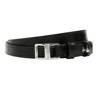 Liebeskind Berlin Women's LORA Belt, Black Croco 85cm