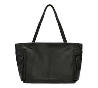 LIEBESKIND BERLIN Leder Schultertasche Hera Sheep Natural Shopper Black schwarz