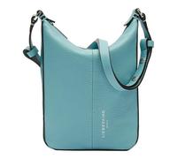 LIEBESKIND BERLIN Leder Umhängetasche Paris 4 Small Pebble Crossbody Bag Petrol Blue hellblau