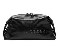 LIEBESKIND BERLIN Leder Utensilientasche Elvira Paper Touch Crinkle Pouchette Beauty Black schwarz