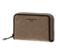 LIEBESKIND BERLIN Portemonnaie mit Label-Stitching Modell 'JUNO' in Beige, Größe 1