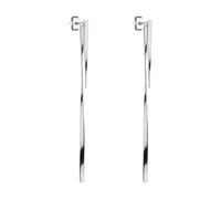 Ohrhänger mit einfädelbarem Anhänger Sleek Chain Edelstahl