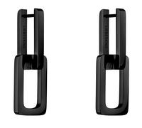 Liebeskind Berlin Ohrringe - Edelstahl The Mini Link - Gr. unisize - in Schwarz - für Damen