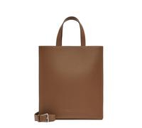 LIEBESKIND Berlin „Paper Bag M“ - Tote Tasche aus Leder mit Jacquard-Schultergurt und Logodetails - Damen-Tasche - Leder Handtasche Damen - Women’s Tote Bag