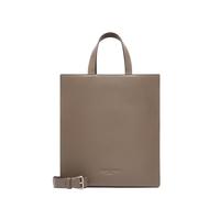 LIEBESKIND Berlin „Paper Bag M“ - Tote Tasche aus Leder mit Jacquard-Schultergurt und Logodetails - Damen-Tasche - Leder Handtasche Damen - Women’s Tote Bag