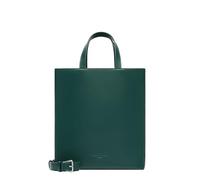 Liebeskind Berlin „Paper Bag M“ - Tote Tasche aus Leder mit Jacquard-Schultergurt und Logodetails - Damen-Tasche - Leder Handtasche Damen - Women’s Tote Bag