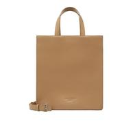Liebeskind Berlin „Paper Bag M“ - Tote Tasche aus Leder mit Jacquard-Schultergurt und Logodetails - Damen-Tasche - Leder Handtasche Damen - Women’s Tote Bag