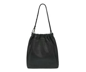 LIEBESKIND BERLIN Ruffle Sheep Natural Cloud Hobo Bag M Black