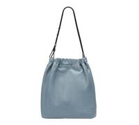LIEBESKIND BERLIN Ruffle Sheep Natural Cloud Hobo Bag M Blue Heaven