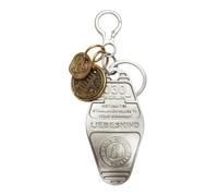 LIEBESKIND BERLIN Tag Keyring American Silver