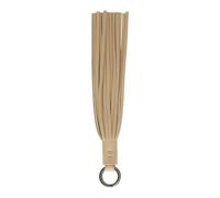 Schlüsselanhänger aus Leder beige