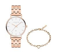 Liebeskind Berlin Set Armbanduhr & Armband LS-0125-MQB Edelstahl IP Roségold