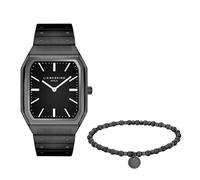Liebeskind Berlin Set Armbanduhr & Armband LS-0133-MQB Edelstahl IP Schwarz