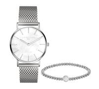Liebeskind Berlin Set aus Armbanduhr und Beadarmband LS-0092-MQB silber