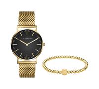 Liebeskind Berlin Set Armbanduhr & Armband LS-0139-MQB Edelstahl IP Gold