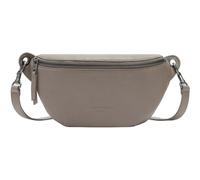 Gürteltasche aus weichem Schafsleder grau