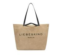 Großer Shopper aus Denim beige