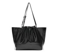 Liebeskind Lou 2 Shopper Tasche Leder 36 cm mit Dehnfalte black (TAS020108)