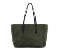 Liebeskind Monogram Shopper Tasche Leder 47 cm grün