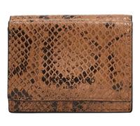 LIEBESKIND Berlin Snake Lilia Geldbörse, Small (8 cm x 10 cm x 3cm), Caramel